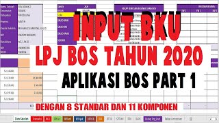 CARA INPUT BKU LPJ BOS TAHUN 2020 PART #1  || APLIKASI LPJ BOS TAHUN 2020