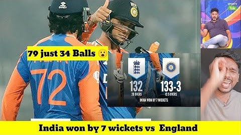 IND vs ENG : India Beat England by 7 Wickets in 1st T20I Match, Abhishek Sharma Smashed 79 Runs