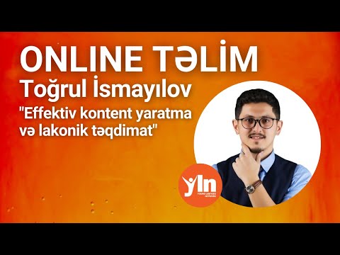 Video: Effektiv Bir Təqdimat Necə Təqdim Olunur