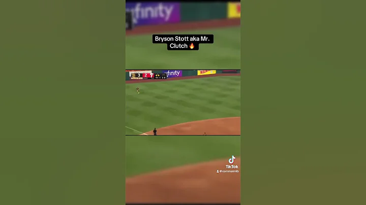 Bryson Stott comes through for the #Phillies once again!!! #baseball #sports #mlb #swing #hitting