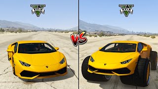 Gta 5 Normal Lamborghini Car Vs Gta 5 Monster Lamborghini Car - Which Is Best?