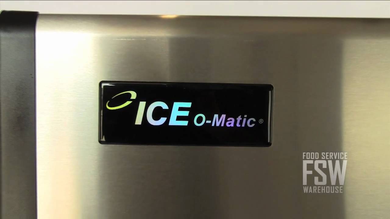 Ice-O-Matic (ICE1006HR) 1077 Lb Half Cube Ice Machine - YouTube