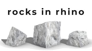 rhino 7 [mac]: rocks