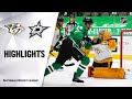 Predators @ Stars 1/22/21 | NHL Highlights