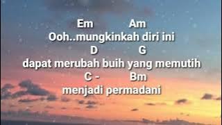 Lirik & chord, Exist - Buih jadi permadani (cover mildan)