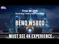 BenQ 4K W5800: Superior Color Accuracy &amp; Brightness for Large Screen Viewing