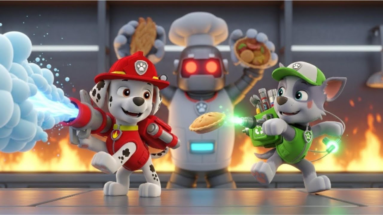 PAW Patrol: Future Rescue – Robot Chef Overload! 🍳🔥 | Cryo-Cannons vs. Robot Food Fight!