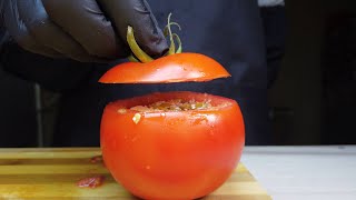 Вкуснятина на все случаи жизни! Фаршированные помидоры в духовке!