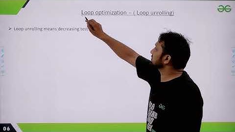 Code Optimization Techniques | Compiler Design | GeeksforGeeks GATE