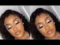 Glitter Cut-Crease Prom Makeup | Client Makeup Tutorial