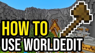How To Use WORLD EDIT In Minecraft Bedrock (WORKING - NO MODS!)