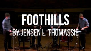Foothills By Jensen L. Thomassie Furman Percussion Ensemble