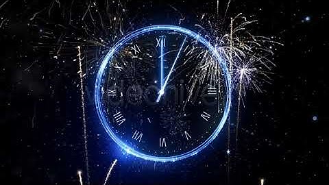 Midnight New Year Countdown Clock 2018 - After Effects Template