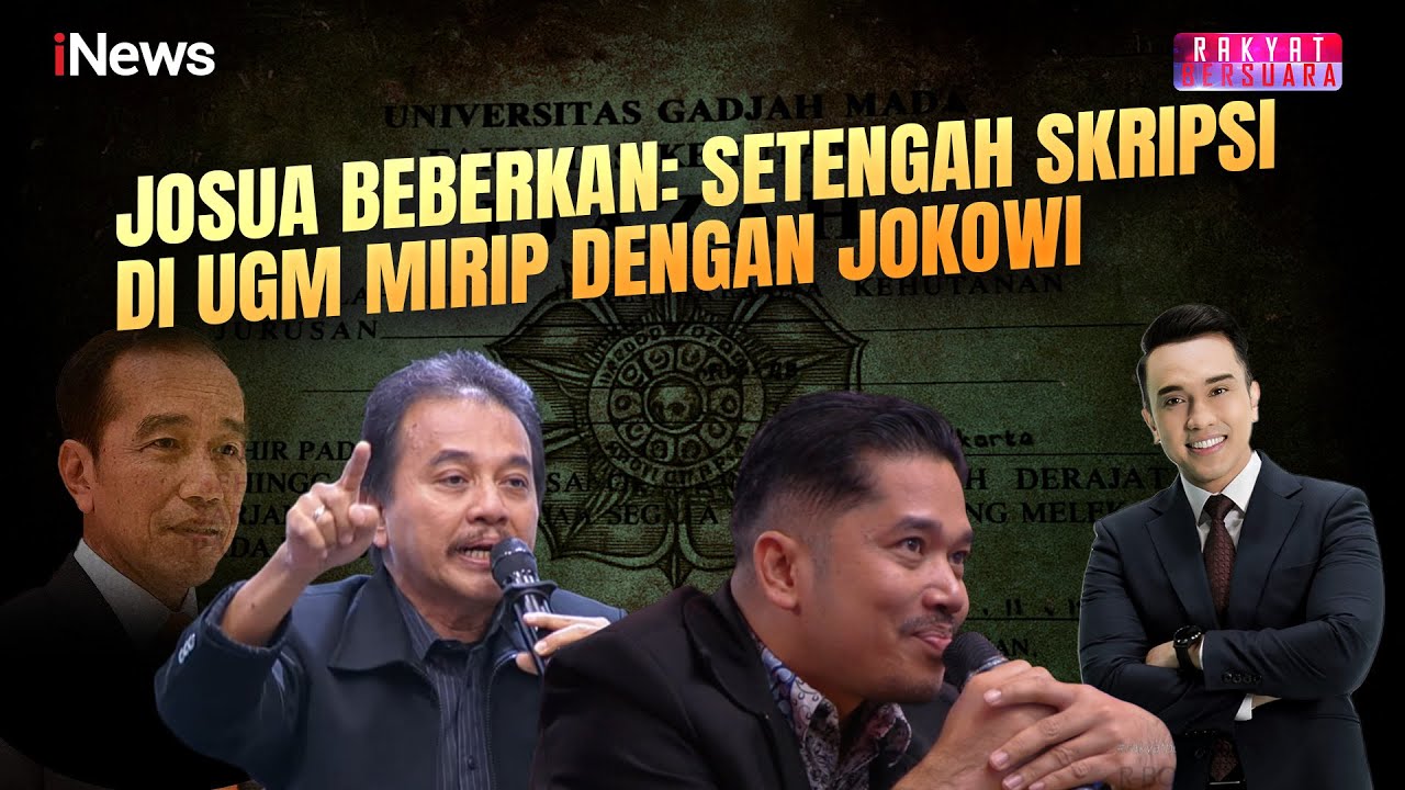 Skripsi Jokowi di UGM Diungkap Ahli Digital Forensik: 50 Persen Skripsi Sama dengan  Jokowi | Rakber