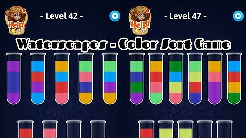 Waterscapes - Color Sort Game | Level 42 - Level 47 | Main Games