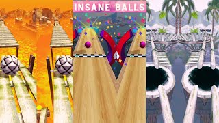 赤、緑、ピンク、青 - クレイジーボール | ロールランスボール vs ゴーイングボール screenshot 3