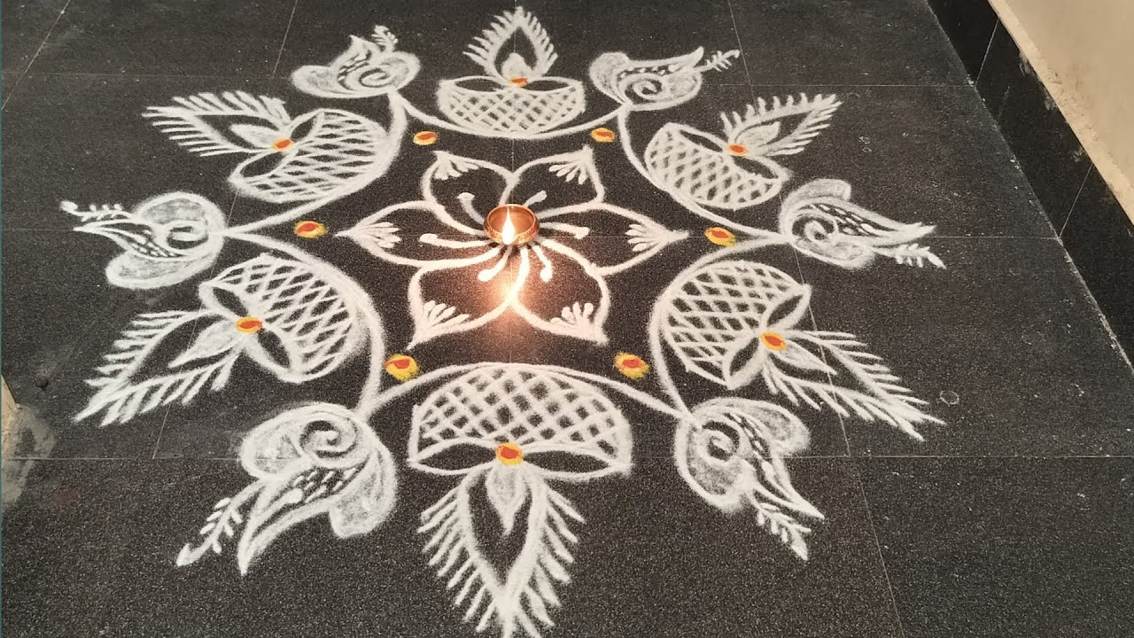 தீபாவளி special ❣️ தீப 🔥 கோலம் 🪷 podalama...// Deepawali rangoli designs ❣️