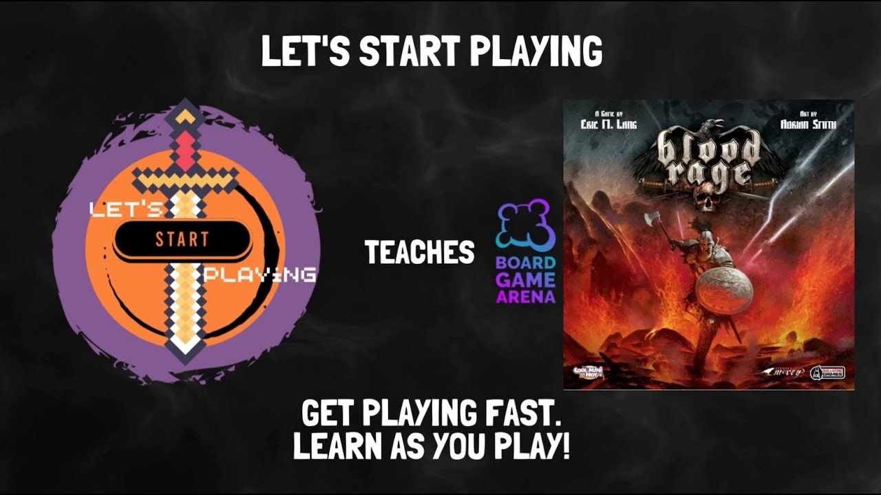 Blood Rage - How to play - Board game Arena (BGA) teach