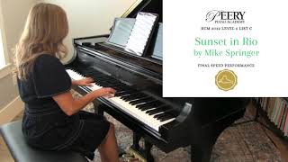 Sunset in Rio by Mike Springer (RCM Level 5 List C 2022 Celebration Series)