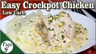 Easy Crockpot Chicken – Low Carb Keto Slow Cooker Chicken Recipes