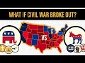 What If Civil War Broke Out Between Republicans & Democrats? | Alternate History