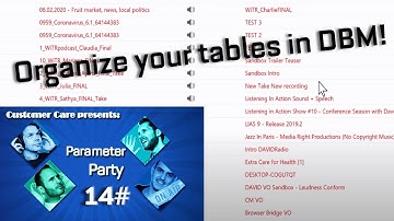 Parameter Party #14 - Table DefaultSorting
