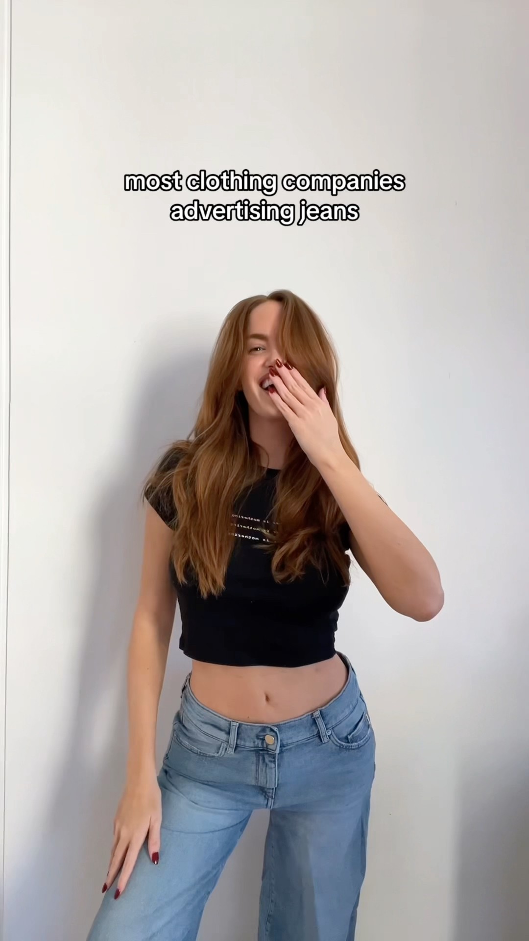 I just want to see what the jeans look like on…. smh ?‍♀️