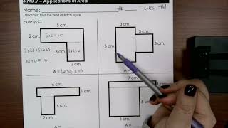 Area of Combined Rectangles