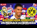 Bombe raction de bellingham aprs le match message au borussia en finale nouvelles real madrid