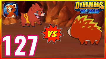PYROPINE Vs  FLAMBOAR | Dynamons World - Gameplay Walkthrough – Part 127 (iOS, Android).