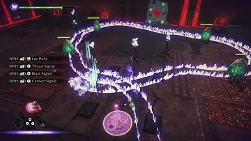 Bayonetta 3 - Chapter 4 Charger of Crimson Rim Wartrain Gouon Tutorial Destroy 4/4 Puzzle Gameplay