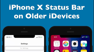 Get iPhone X Status Bar on Older iDevices
