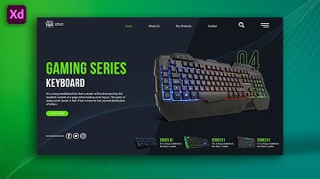 How To Design A STUNNING Landing Page in Adobe XD (2022) | Product Landing Page Design Tutorial