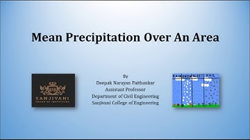 Mean Precipitation Over An Area