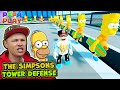 Ральф и Барт против пришельцев в The Simpsons Tower Defense