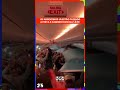 Argentinos fazem a festa já no voo para os eua