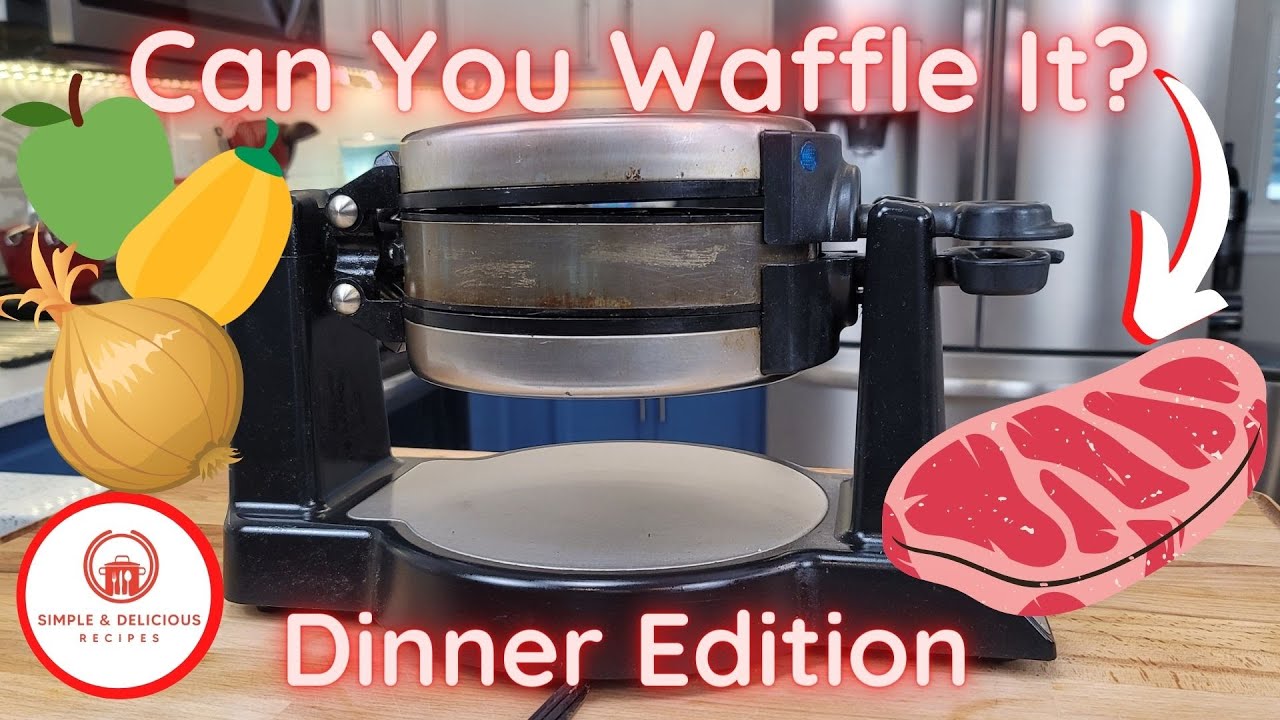 Power XL Wafflizer Stuffed Waffle Maker and Belgian Waffle Iron, |  Collections Etc.