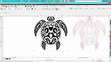 Corel Draw Tips & Tricks Contour to be able to cut this out Part 2