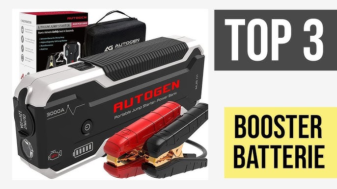 Test du booster batterie voiture Rovtop 600A 16500 mAh