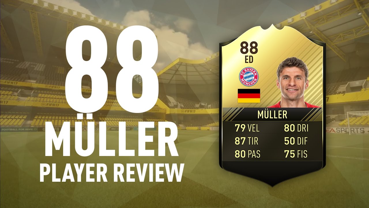 FIFA 17 THOMAS MULLER IF (88) PlayerReview+Statistiche in game (ITA