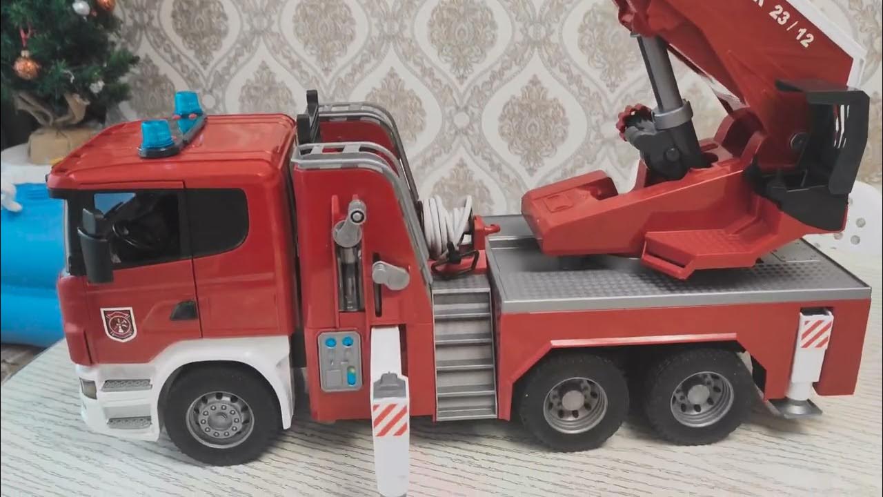 Пожарная машина Брудер fire truck bruder - YouTube