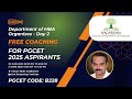 PGCET Coaching - Day 2 | Nagarjuna College of Engineering and Technology