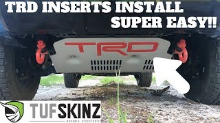 I love these things! simple and easy install! tufskinz:
https://www.tufskinz.com/collections/toyota/products/2010-up-toyota-4runner-trd-skid-plate-inserts-3-...