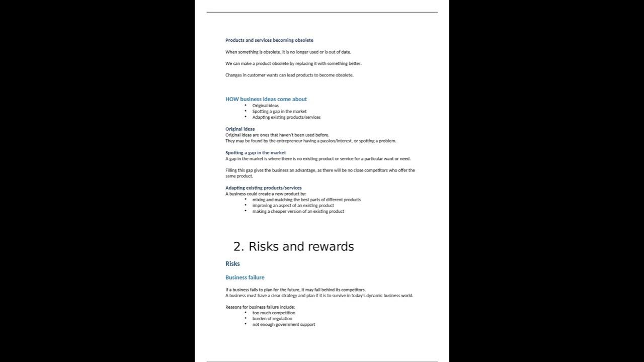 Edexcel Gcse Business