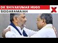 DK Shivakumar Hugs Siddaramaiah Amid Crucial Karnataka Power Transition Talks | NewsX