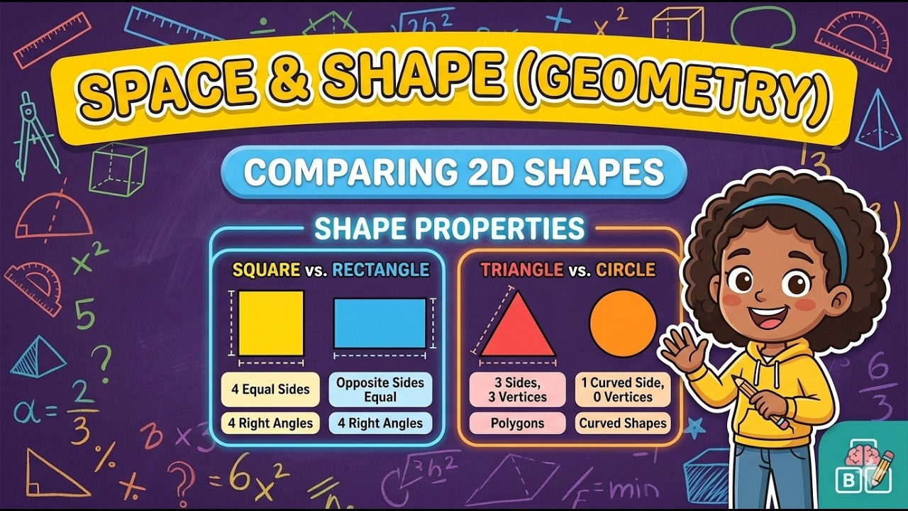 [Grade 4] Geometry: Comparing 2D Shapes - YouTube