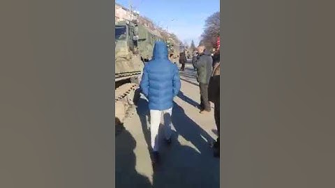Городня, Чернігівська область зустрічають окупантів
