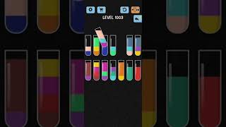 Water Color Sort Level 1003 Walkthrough Solution iOS/Android