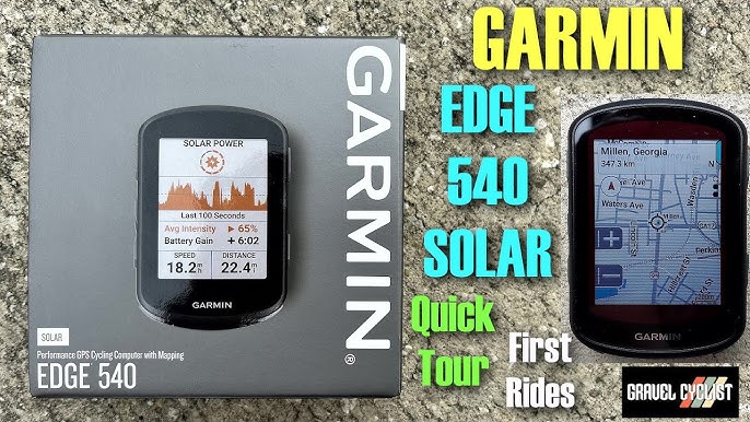 Garmin Launch Solar-Powered Edge 540 & Edge 840 - Pinkbike