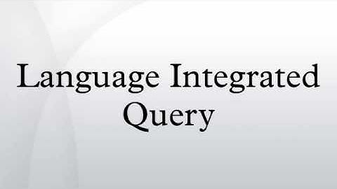 Language Integrated Query